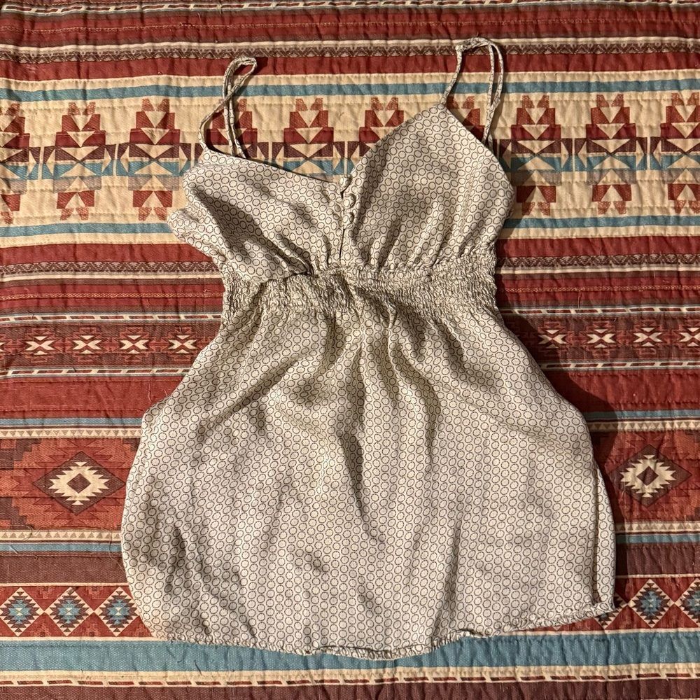 Anthropologie Porridge Y2K silk tank top size 2
